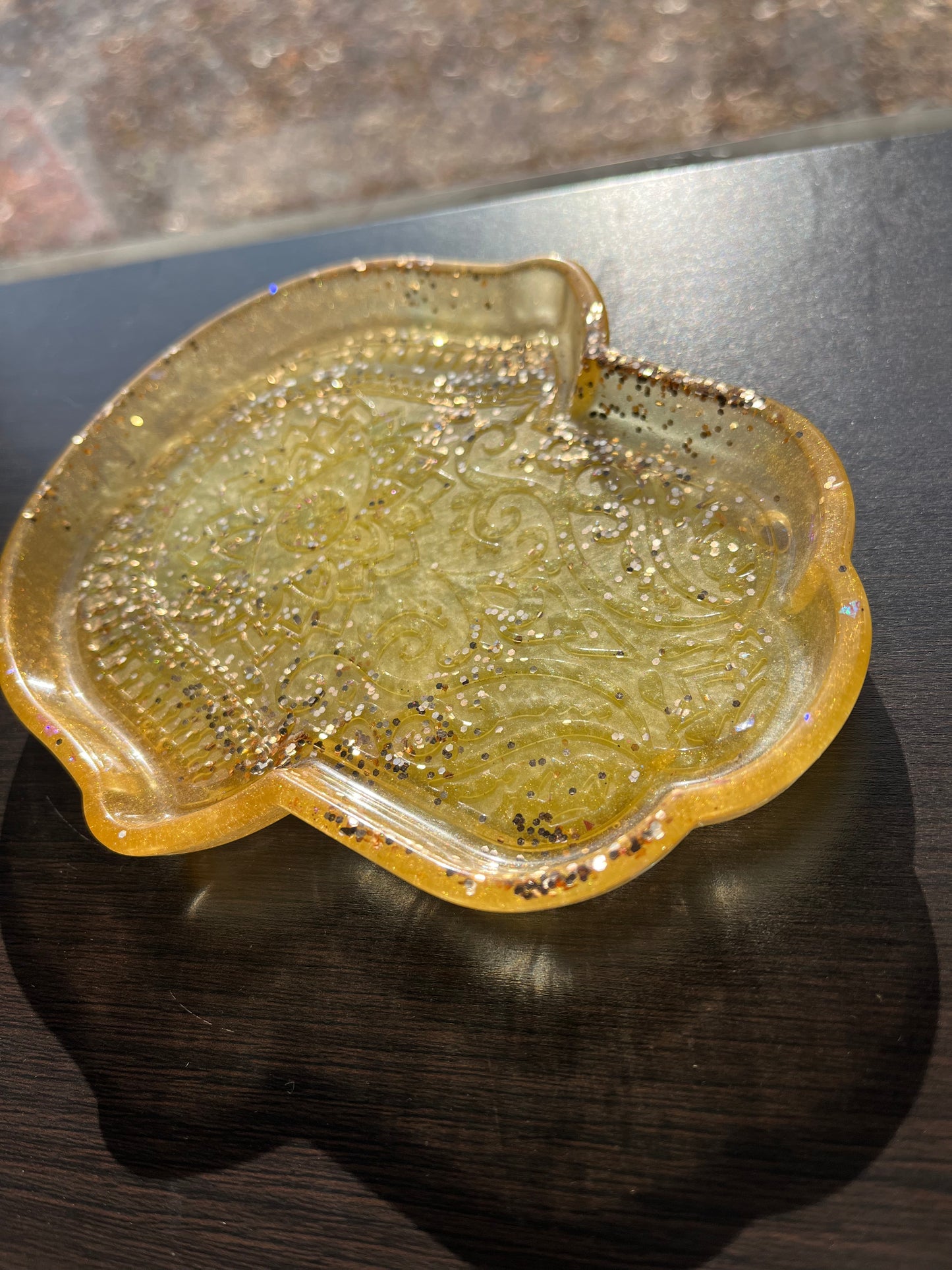 Resin Trinket Jewelry Crystals Arts Crafts Money Change Crystals Office Supplies Rolling Portable Multi Use Hamsa Prayer Tray