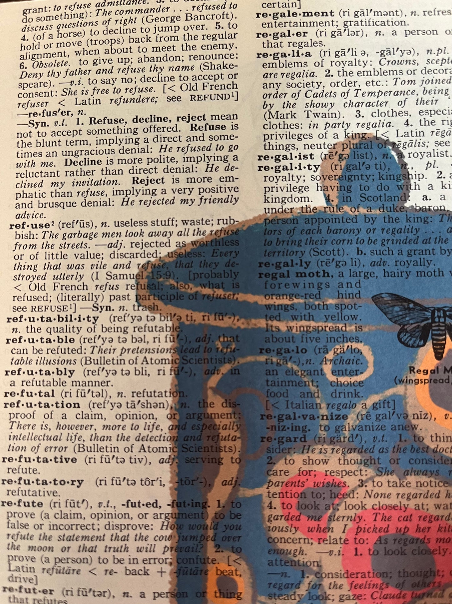 Vintage Dictionary Print