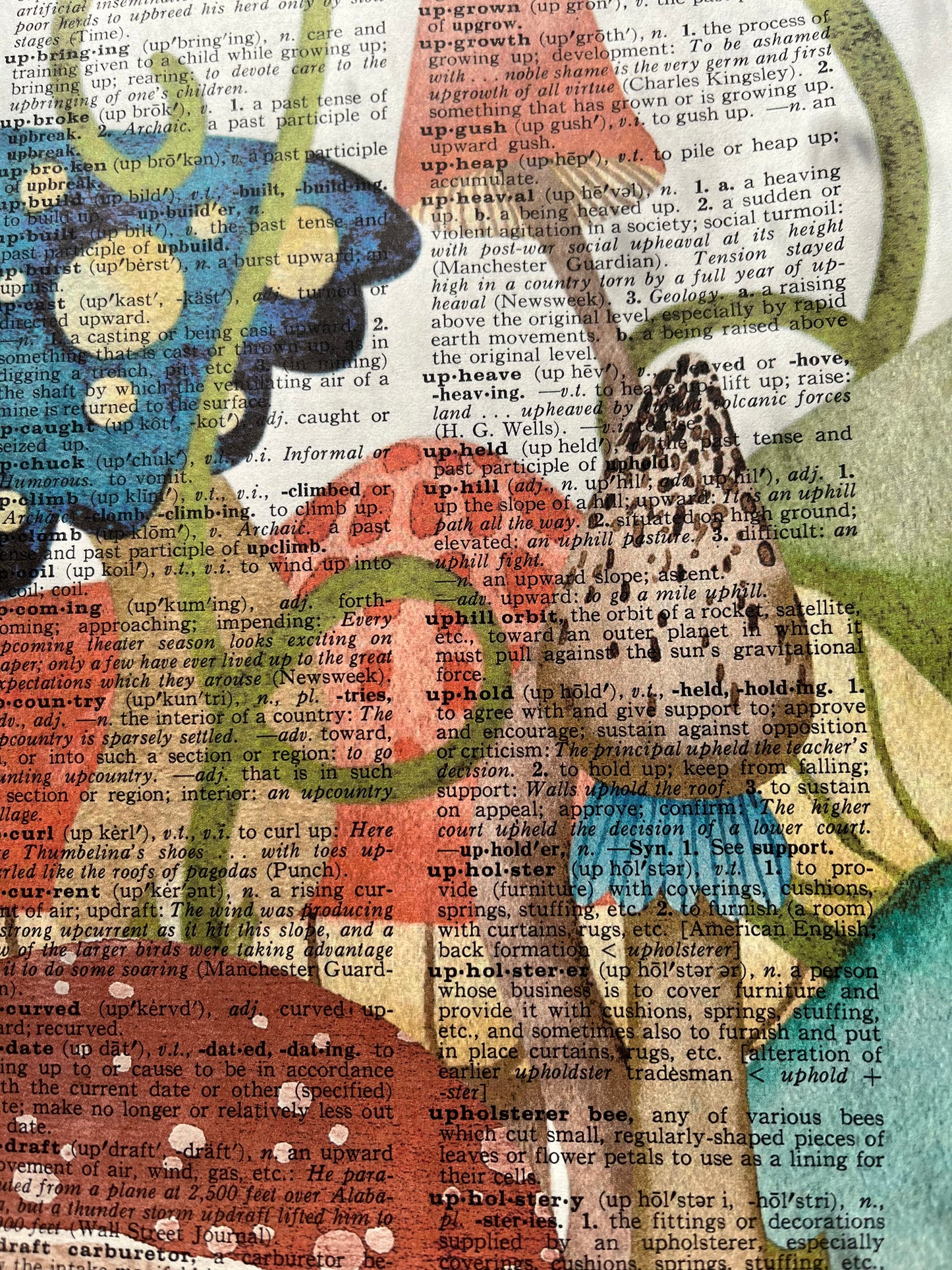 Vintage Dictionary Print