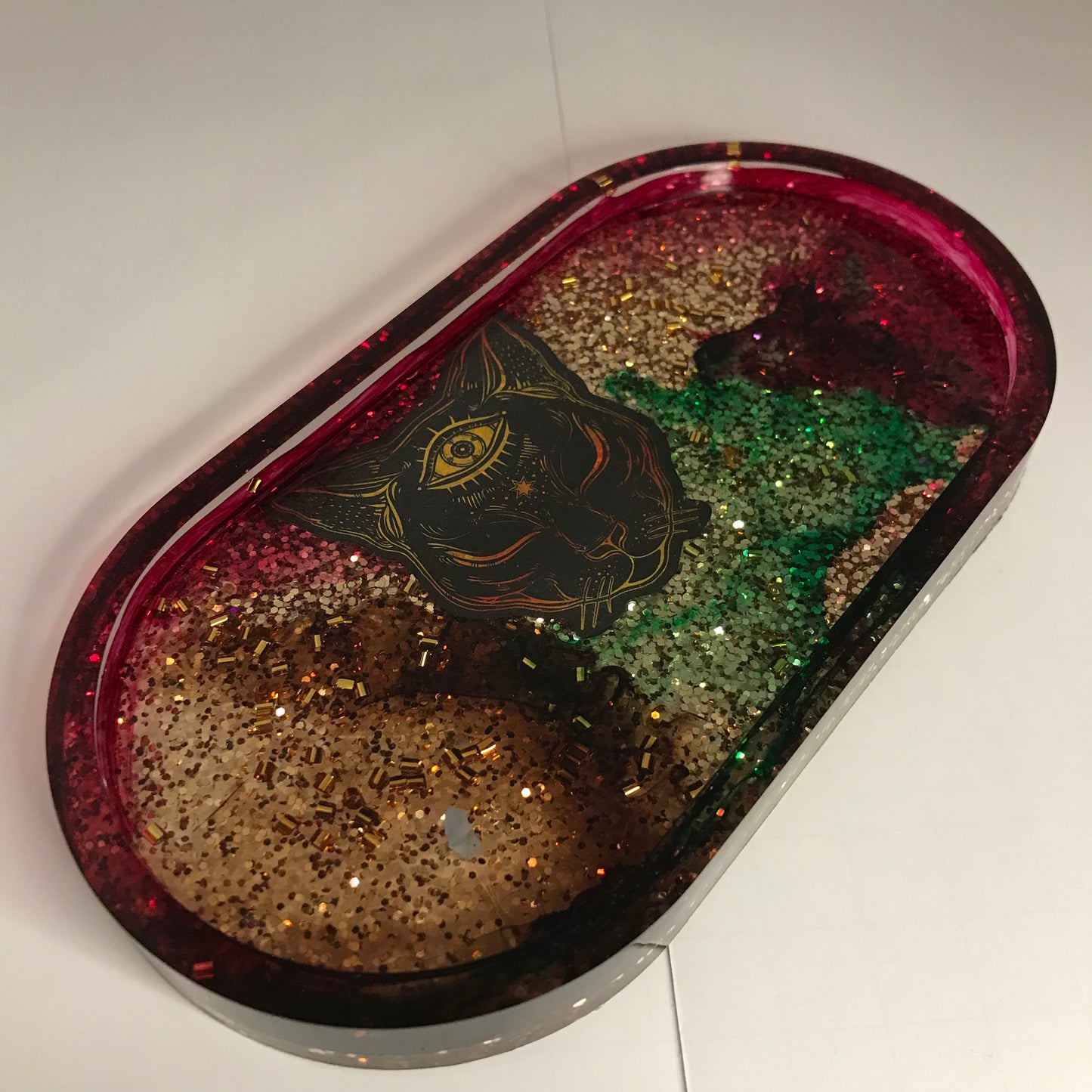 Resin Portable Oval Tray